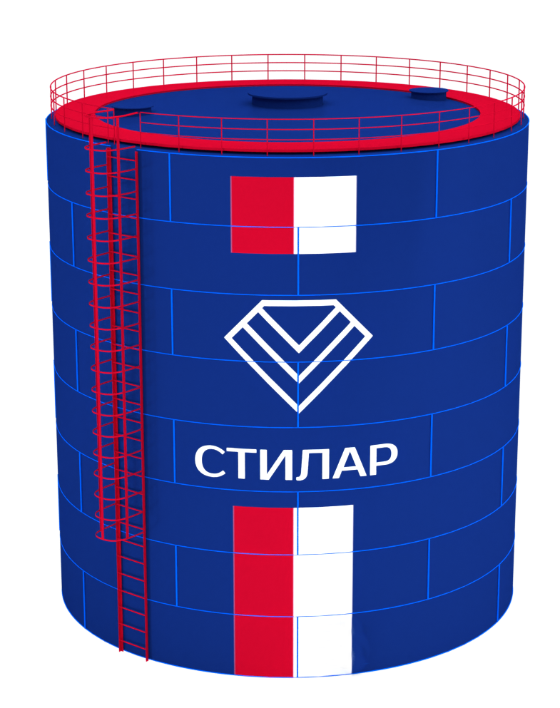 Цельносварной сборный резервуар РВС 300 м³ от завода-производителя